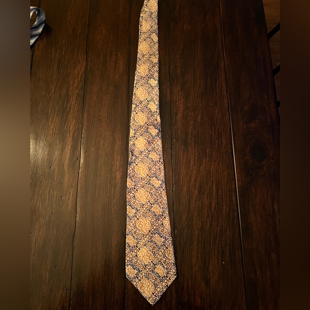 Pre owed Dior tie